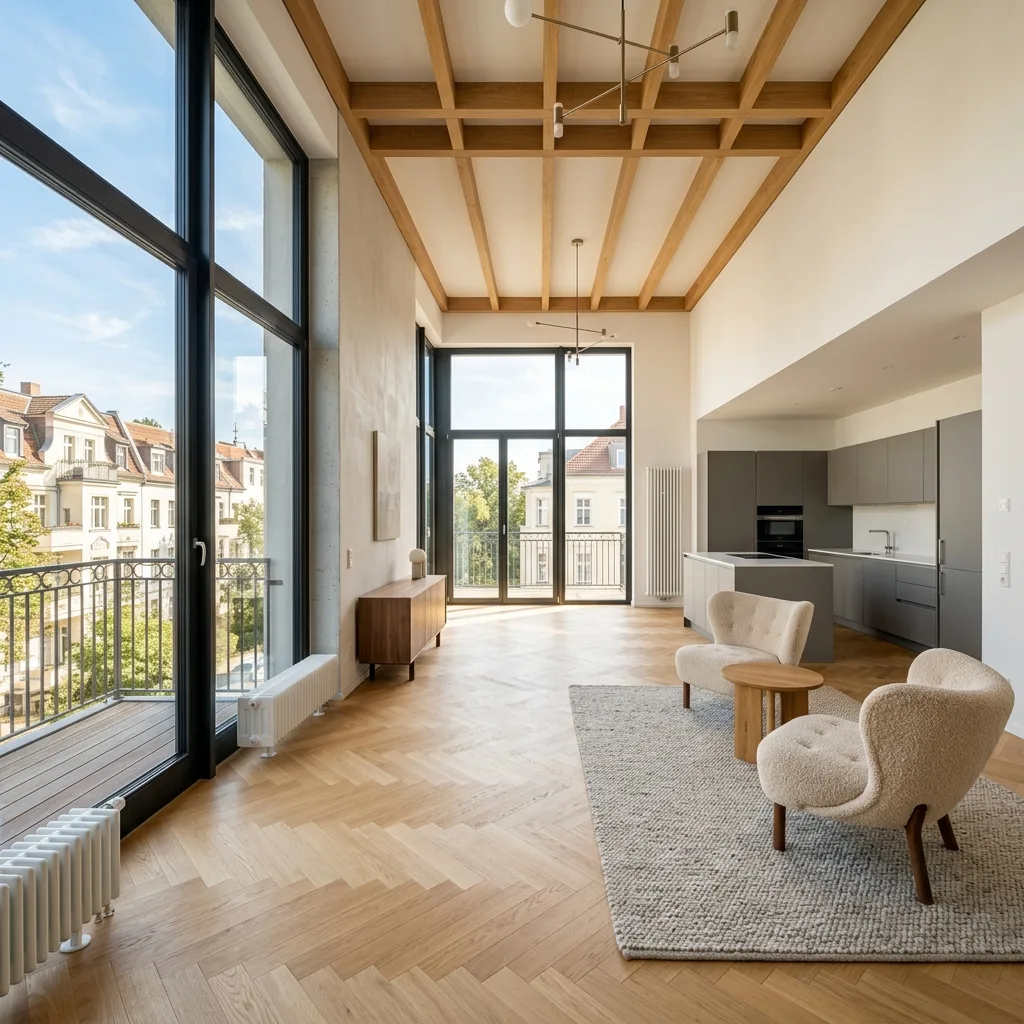 Hochwertig präsentierter Wohnraum im besten Licht